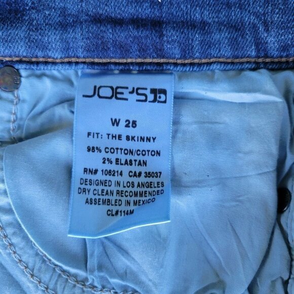 Joe's Jeans Vintage Reserve Distressed Jeans Women. Size 25. Waist 26" NWT $198 - Picture 10 of 12